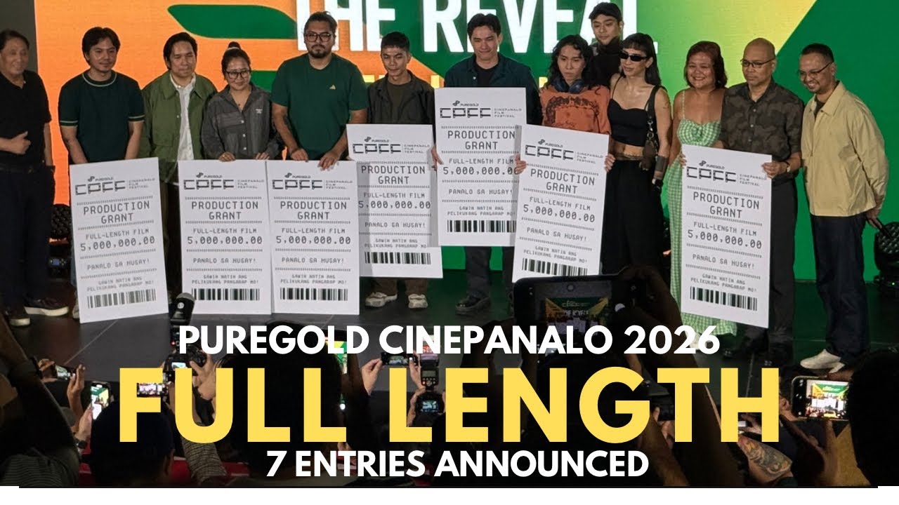 PUREGOLD CinePanalo 2026 Объявлены 7 заявок на полнометражные фильмы!