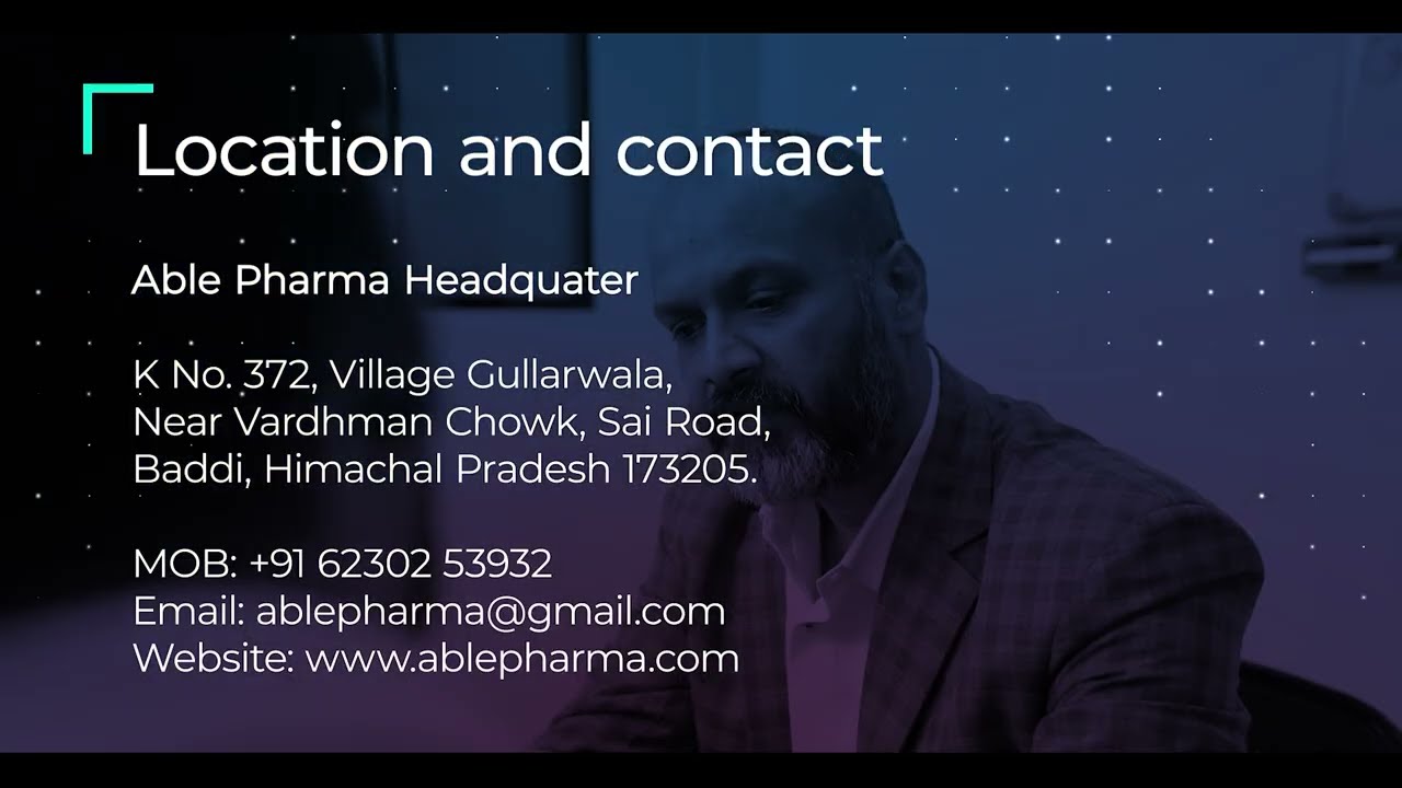 Able Pharma Corporate Film | Image Corporate Films