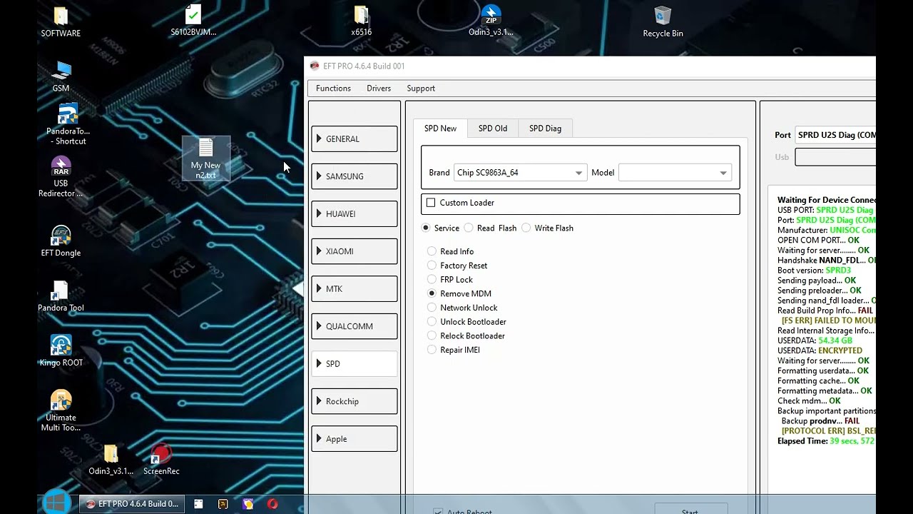 INFINIX X6516 MDM NEW UPDATE EFT PRO 1000 WORK ON SPD