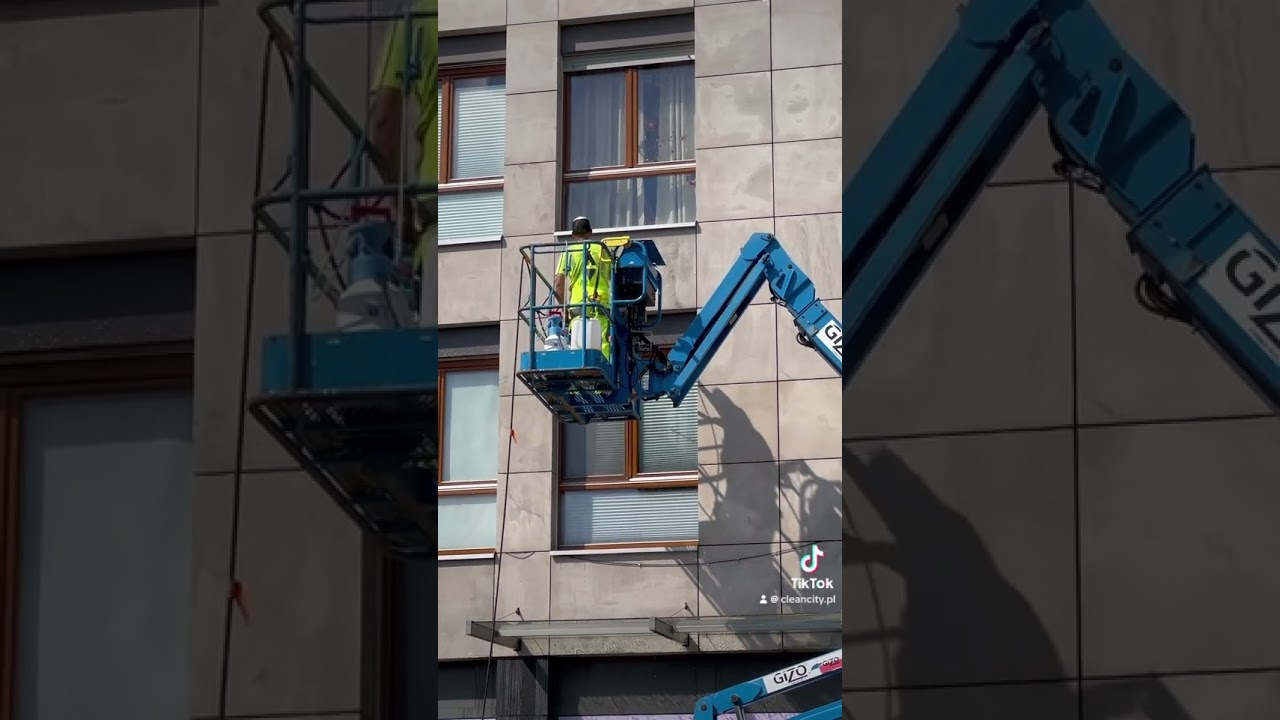 🚨👷🏼‍♂️✨ Czyszczenie pieskowca 🫡 #czyszczenieelewacji #mycieelewacji #pressurewashing