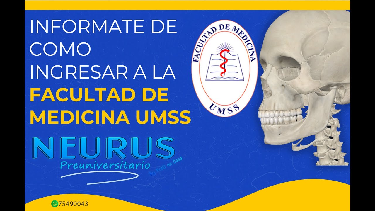 Como ingresar a la Facultad de Medicina UMSS - 2024 -2025
