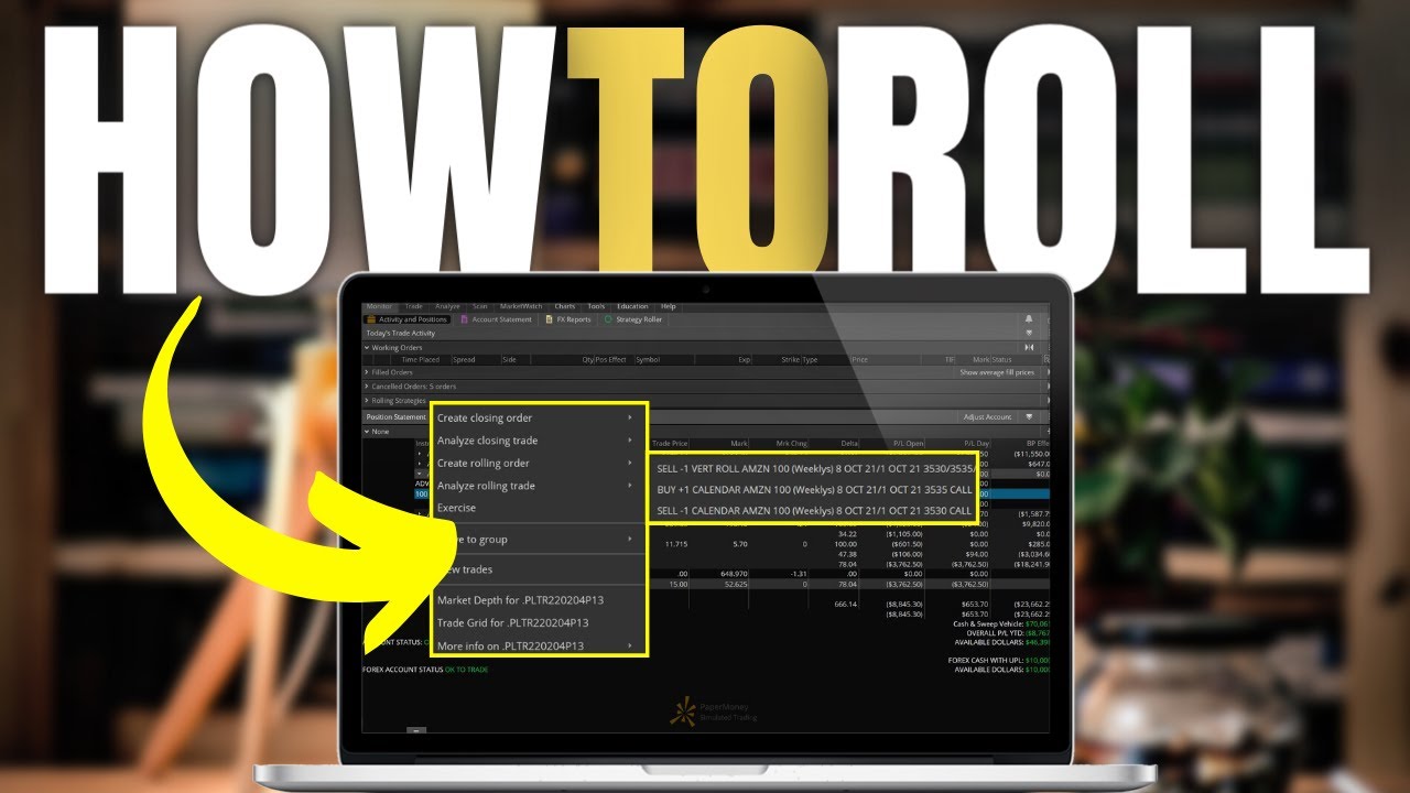 Параметры прокрутки в ThinkorSwim | Пошаговое руководство