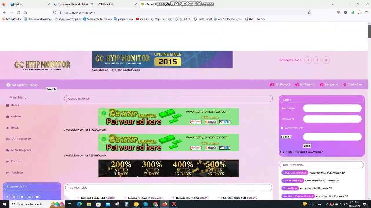 GC Hyip Monitor Video
