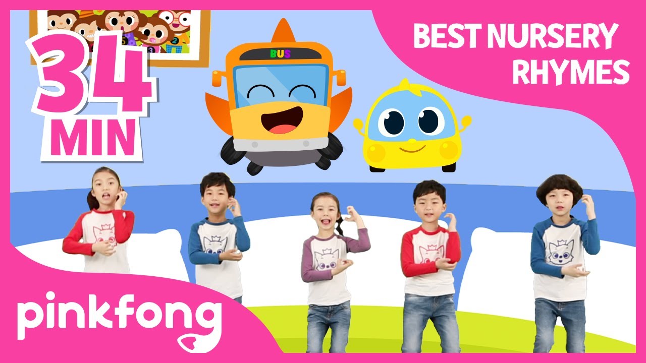 Five Little Monkeys and more | Best Nursery Rhymes | +Compilation | Pinkfong Songs for Children