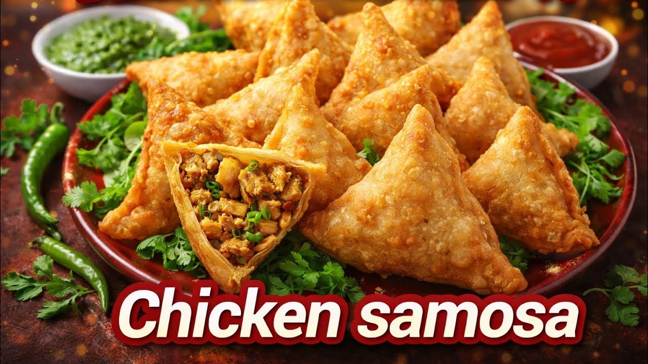 Chicken samosa street style | Iftaar special chicken samosa | Chicken samosa kayse banaye | 