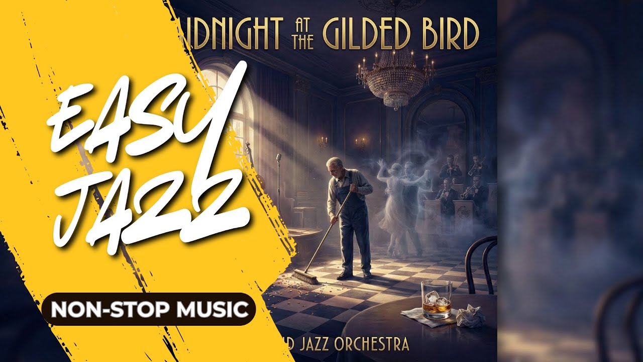 Midnight at the Gilded Bird I Late Night Jazz Music