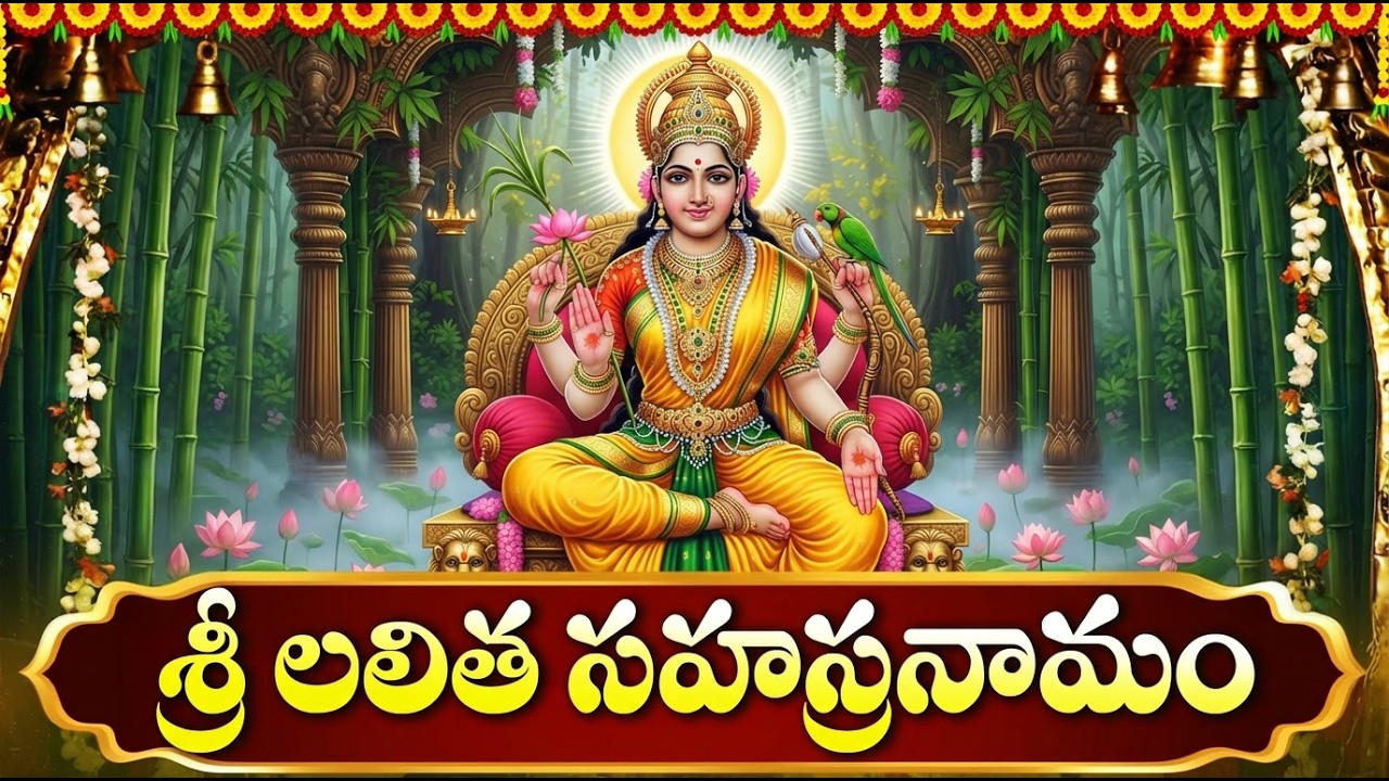 లలితా సహస్రనామం వింటే సకల సంపదలు మీ సొంతం! | Sri Lalitha Sahasranamam Stotram In Telugu Full
