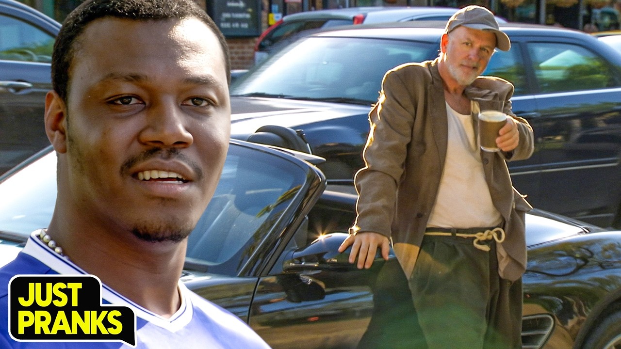 The Most Successful Homeless Man in the World! 😳🏎️😂 | Just Pranks