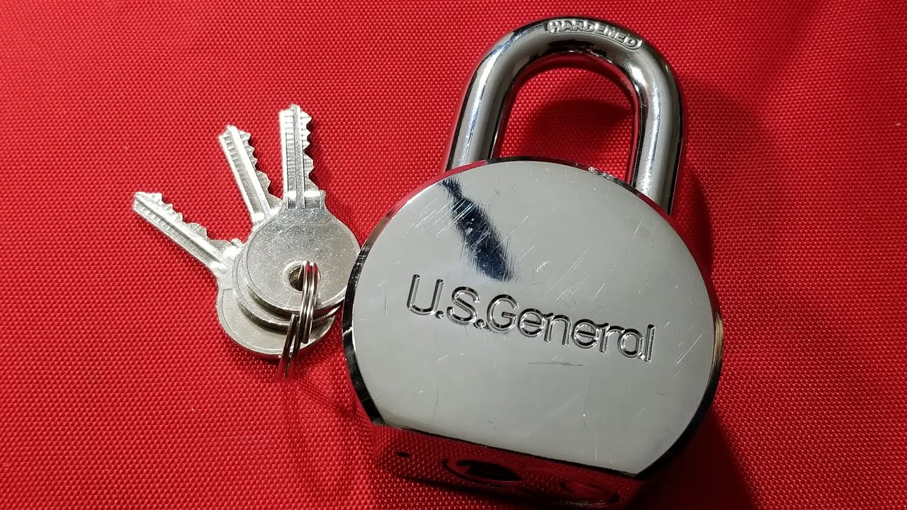 Harbor Freight U.S. General Heavy Duty PadLock Review & Analysis (Junk!)