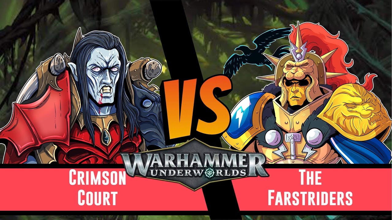 Отчет о битве Warhammer Underworlds: Багровый Двор против Странников