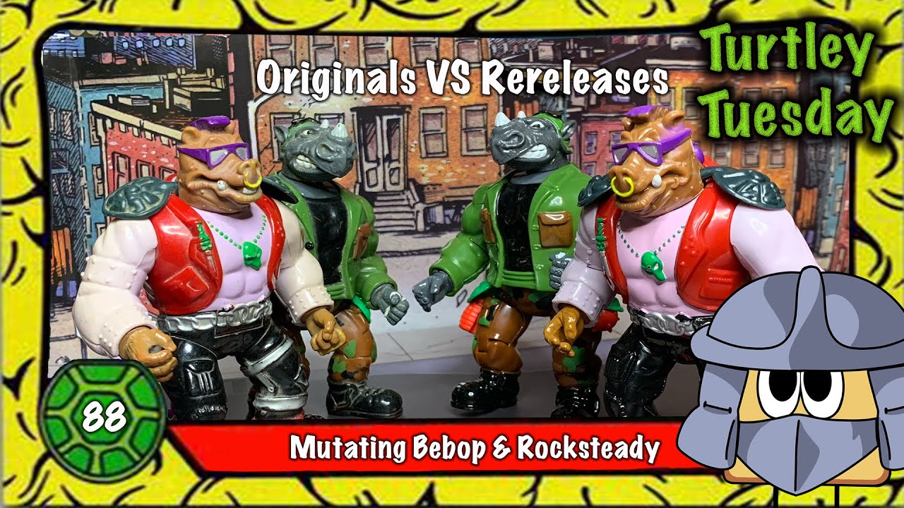 Mutating Bebop & Rocksteady! Originals VS Reprints