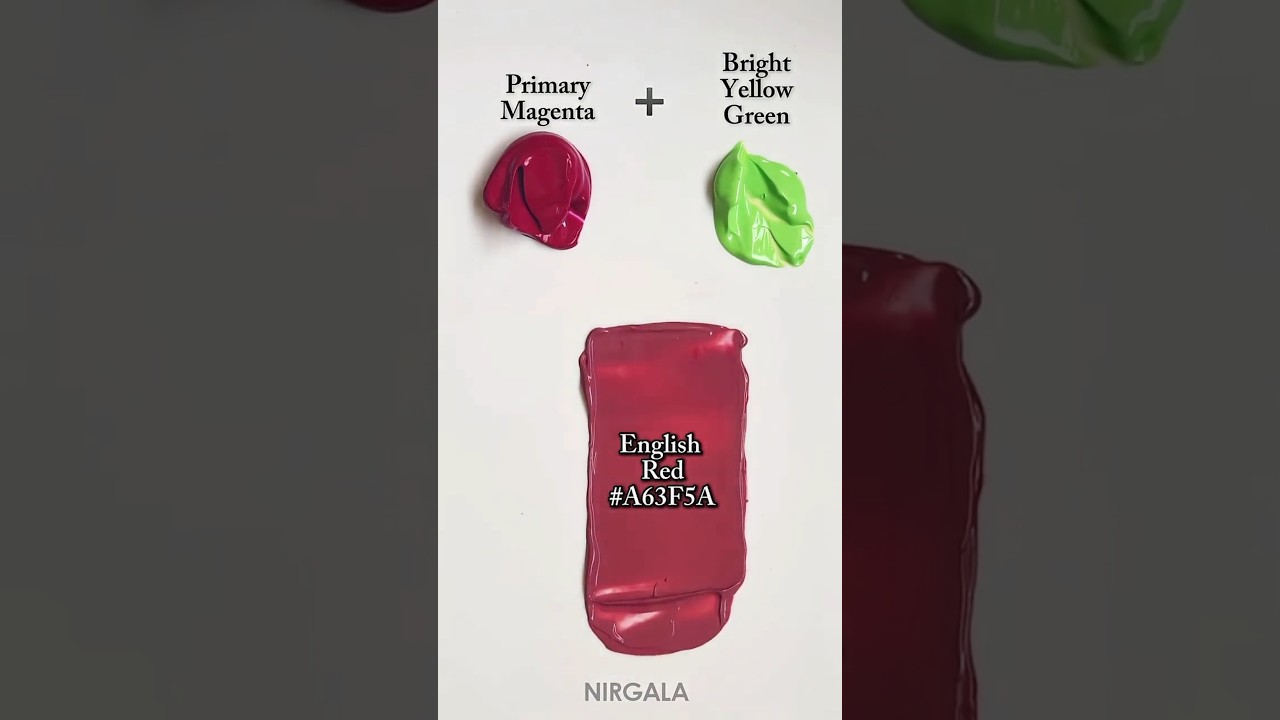 Primary Magenta + Bright Yellow Green = ? #asmr #satisfying #relaxing #colorconcept #art #asmrsounds