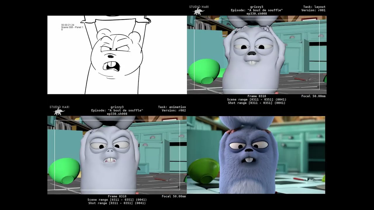 From Sketch to Screen 🎬  Behind Grizzy and the Lemmings’ Breathless Episode