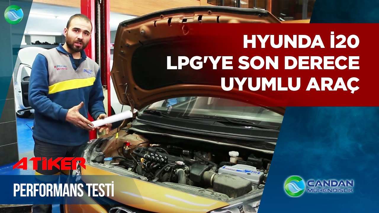 Hyunda İ20' ; LPG'ye Son Derece Uyumlu Araç :Atiker Gold Otogaz Performans Testi !!