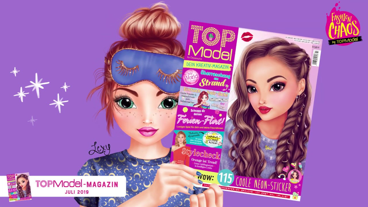 TOPModel Kreativ-Magazin Juli 2019 Lexys Look f&uuml;r die Pyjama-Party Teil 1