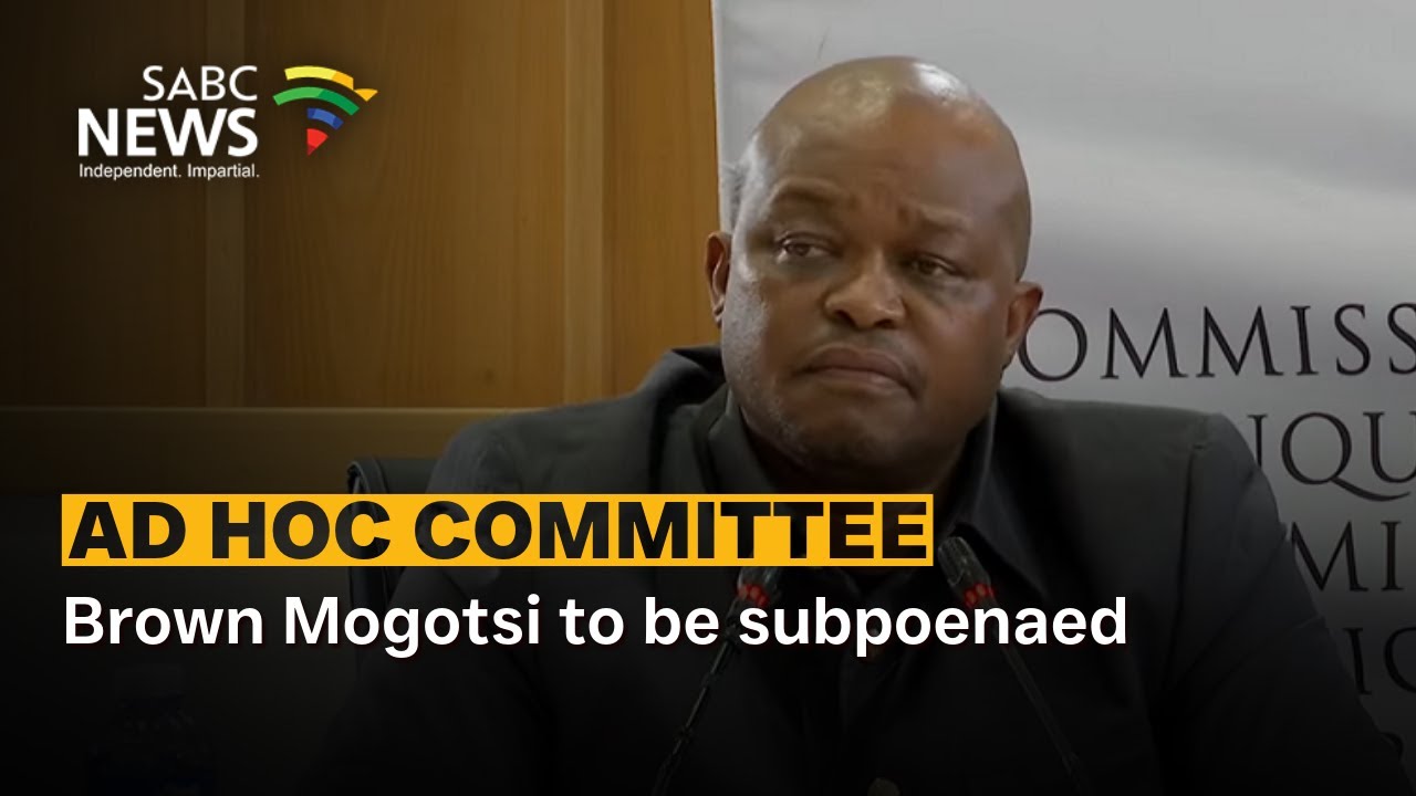 Ad Hoc Committee | Brown Mogotsi to be subpoenaed
