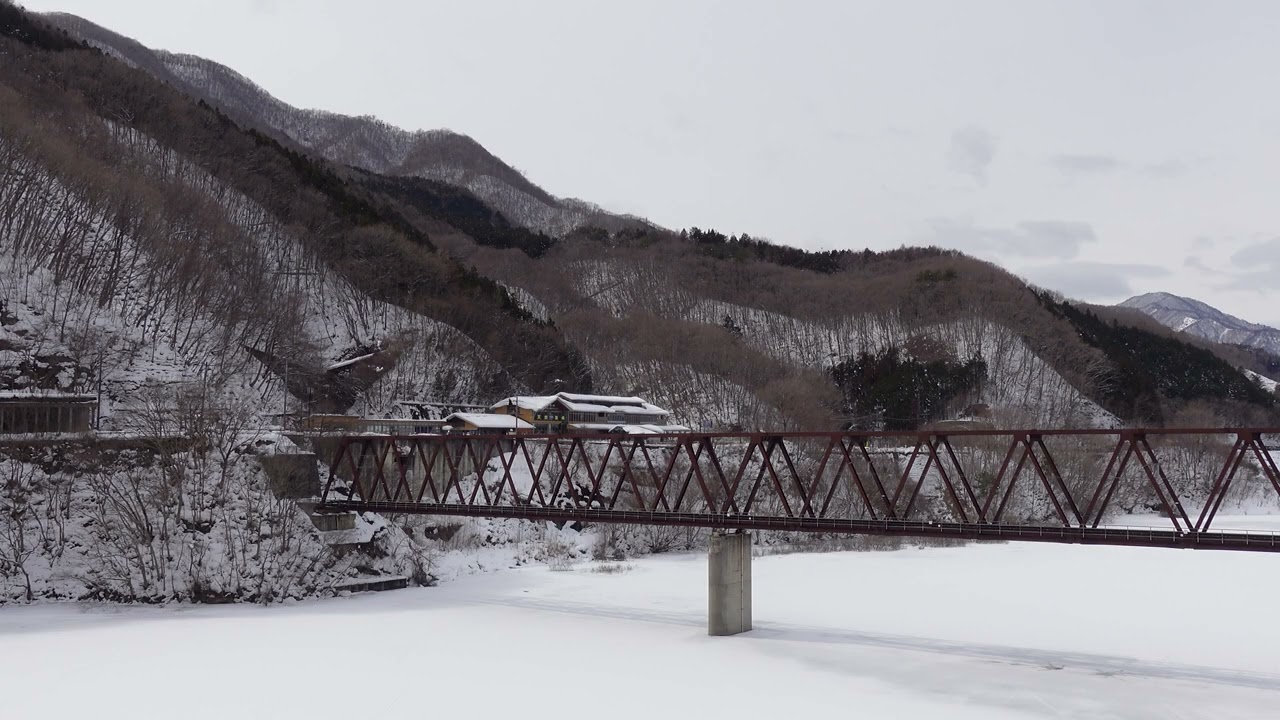 【4K定点撮影】DL大樹（野岩鉄道会津鬼怒川線・湯西川温泉〜中三依温泉）