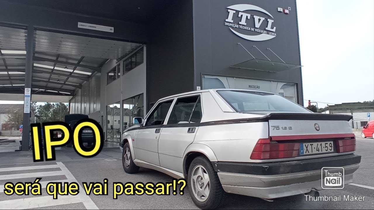 Coisas que deves saber antes e durante a IPO de um automóvel. Alfa Romeo 75, será que passa?