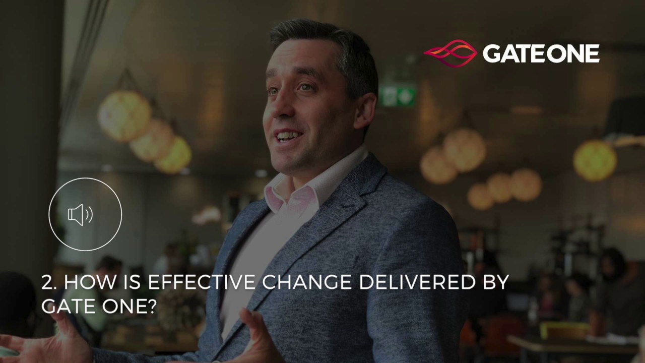 Gate One's approach to consulting