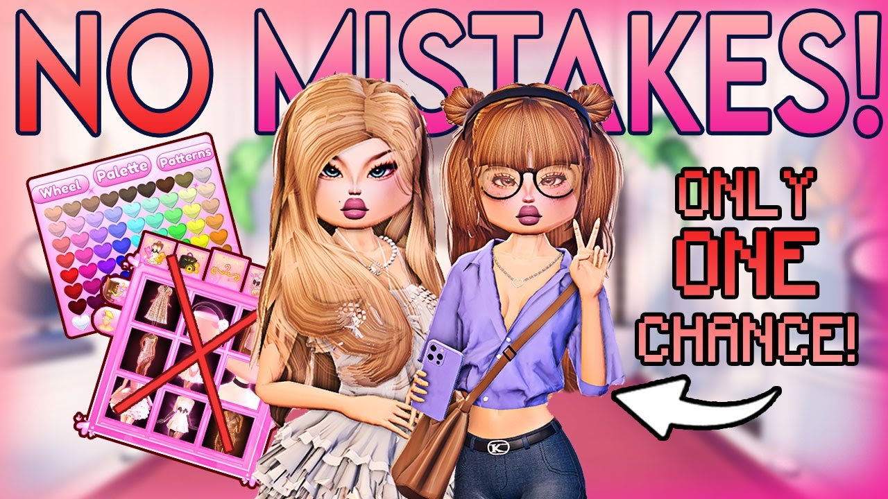Dress to Impress but *I CAN'T MAKE ANY MISTAKES*! *PRO SERVERS!*  | Roblox