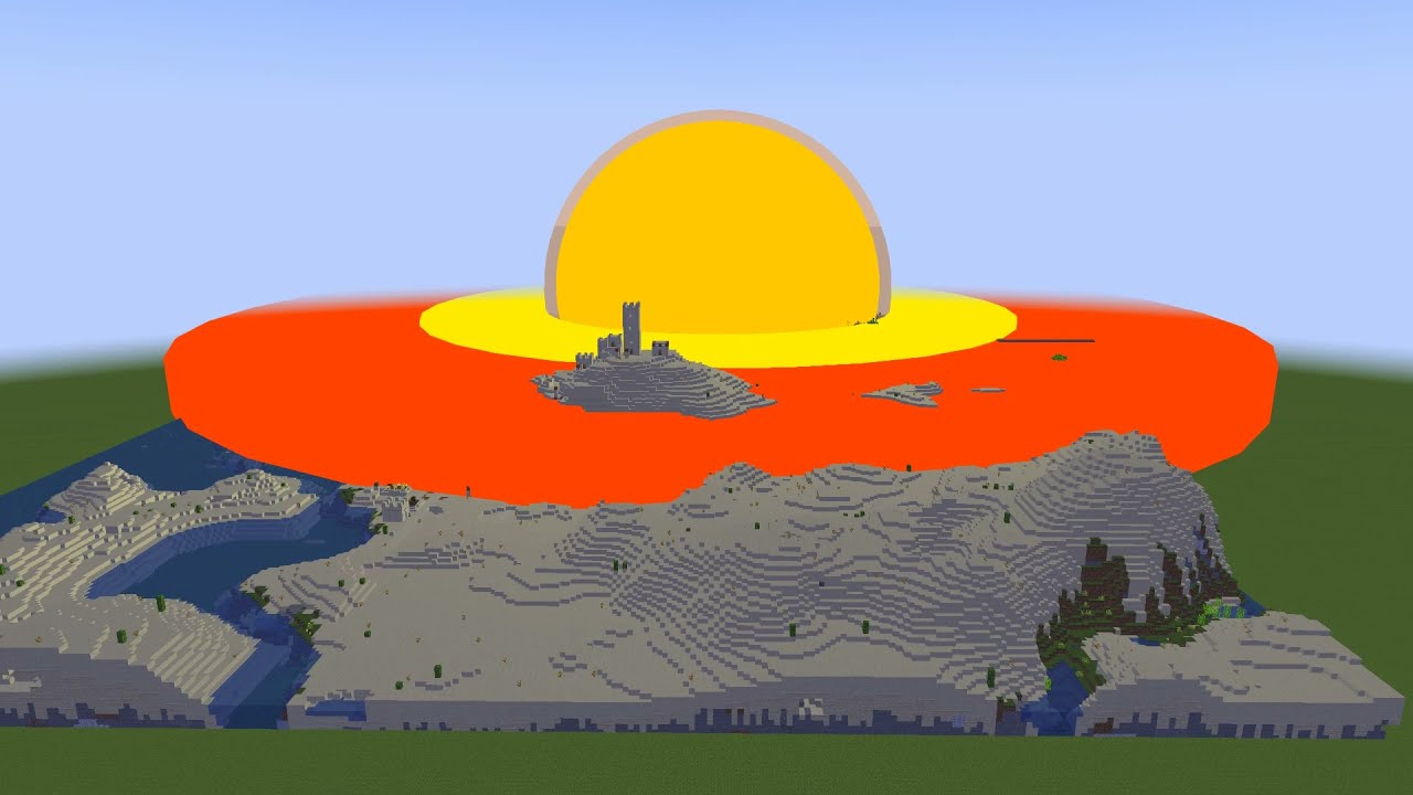 Car Crushers 2 Energy core explosion in mine-imator