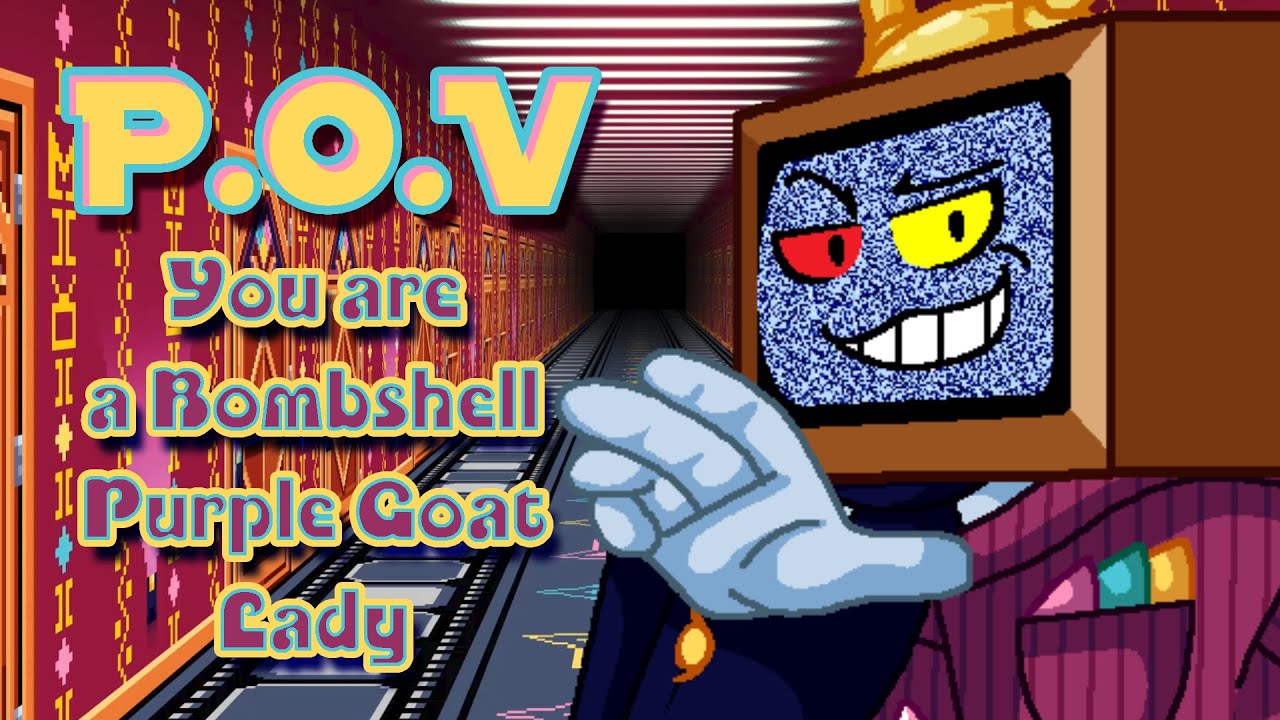 POV - You are a Bombshell Purple Goat Lady #deltarune #memes #virtualinsanity