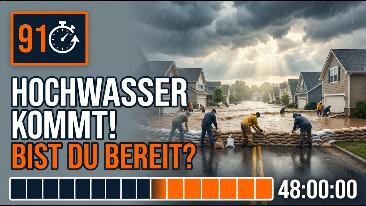 Hochwasser kommt! Diese Vorbereitung rettet dich