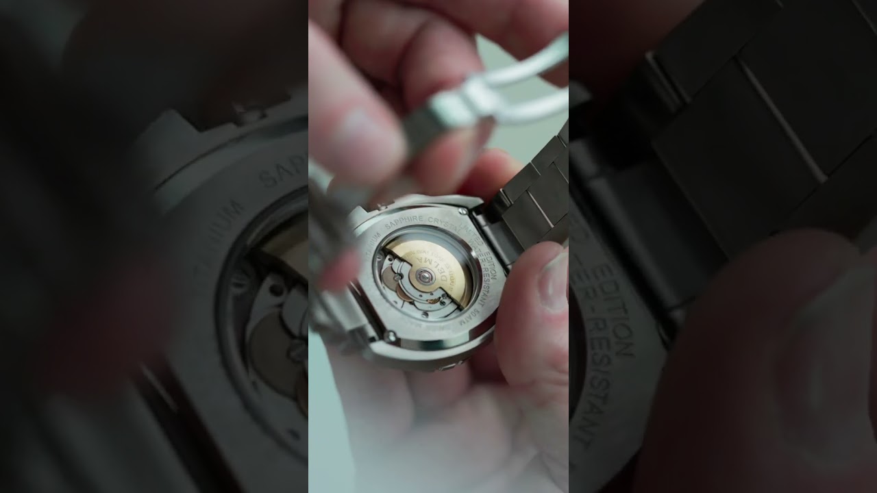 DELMA Shell Star Titanium on the wrist