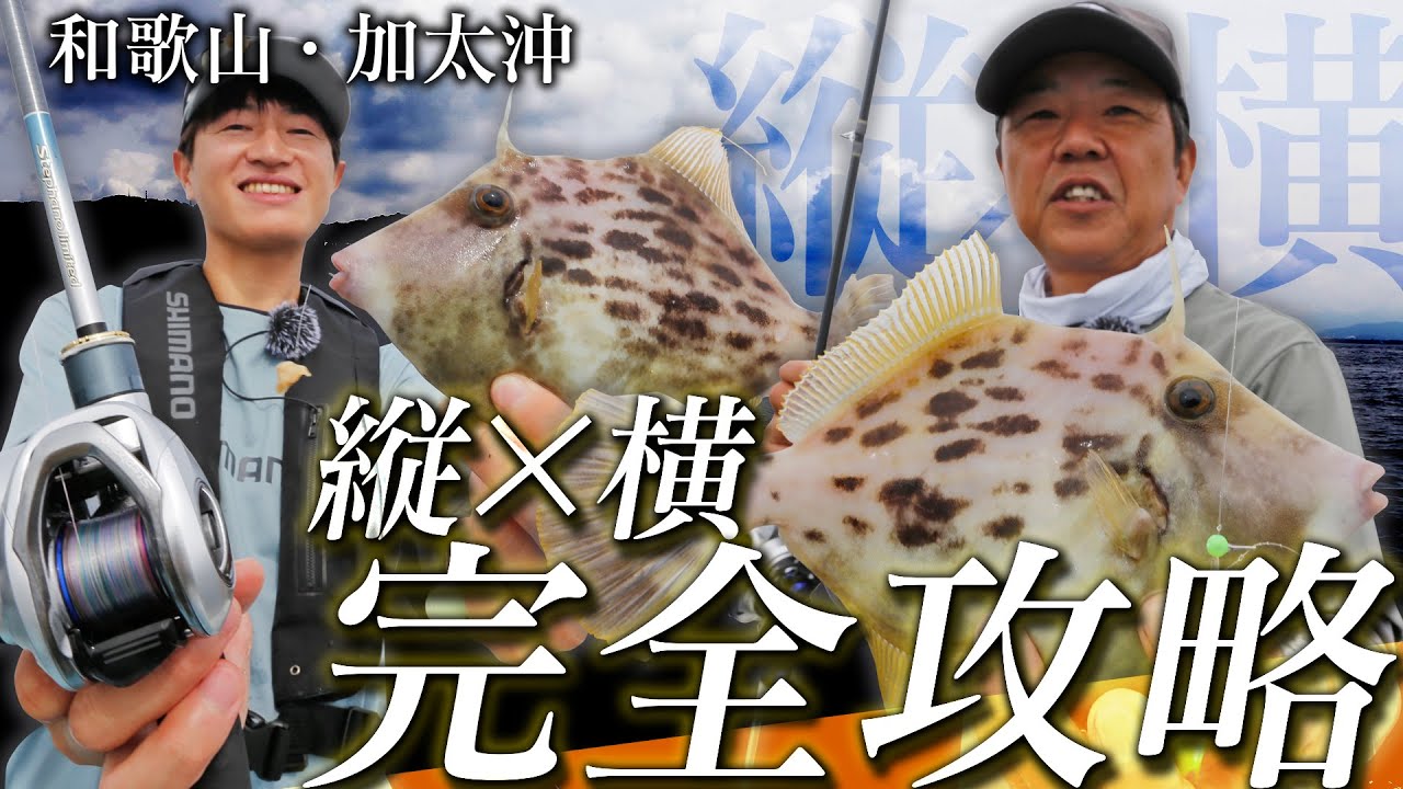 和歌山カワハギの極意を公開！「縦と横」で完全攻略【鈴木 孝＆佐々木 健仁】