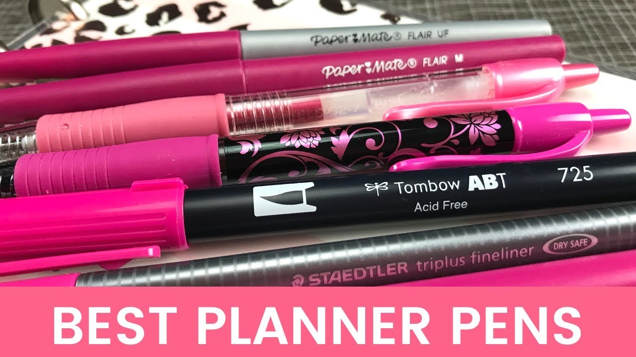 Best pens to use for planning in The Happy Planner