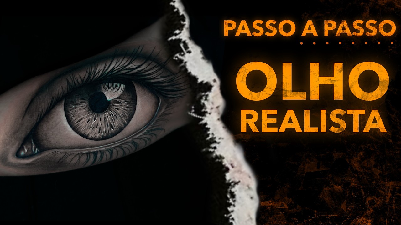 COMO FAZER OLHO REALISTA NA TATUAGEM (Workshop completo com certificado)