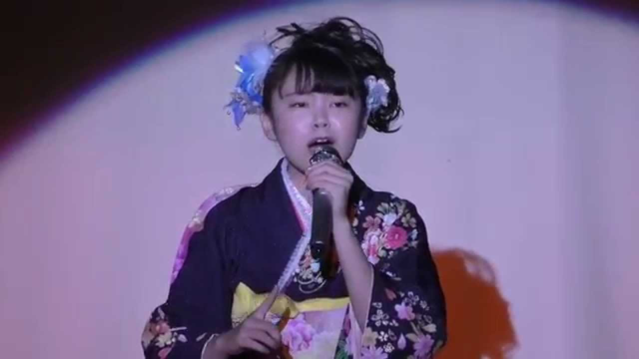 堀優衣(中学３年生１５歳)　帰ってこいよ　松村和子　石岡健康センター(２０１５年１０月１８日撮影)