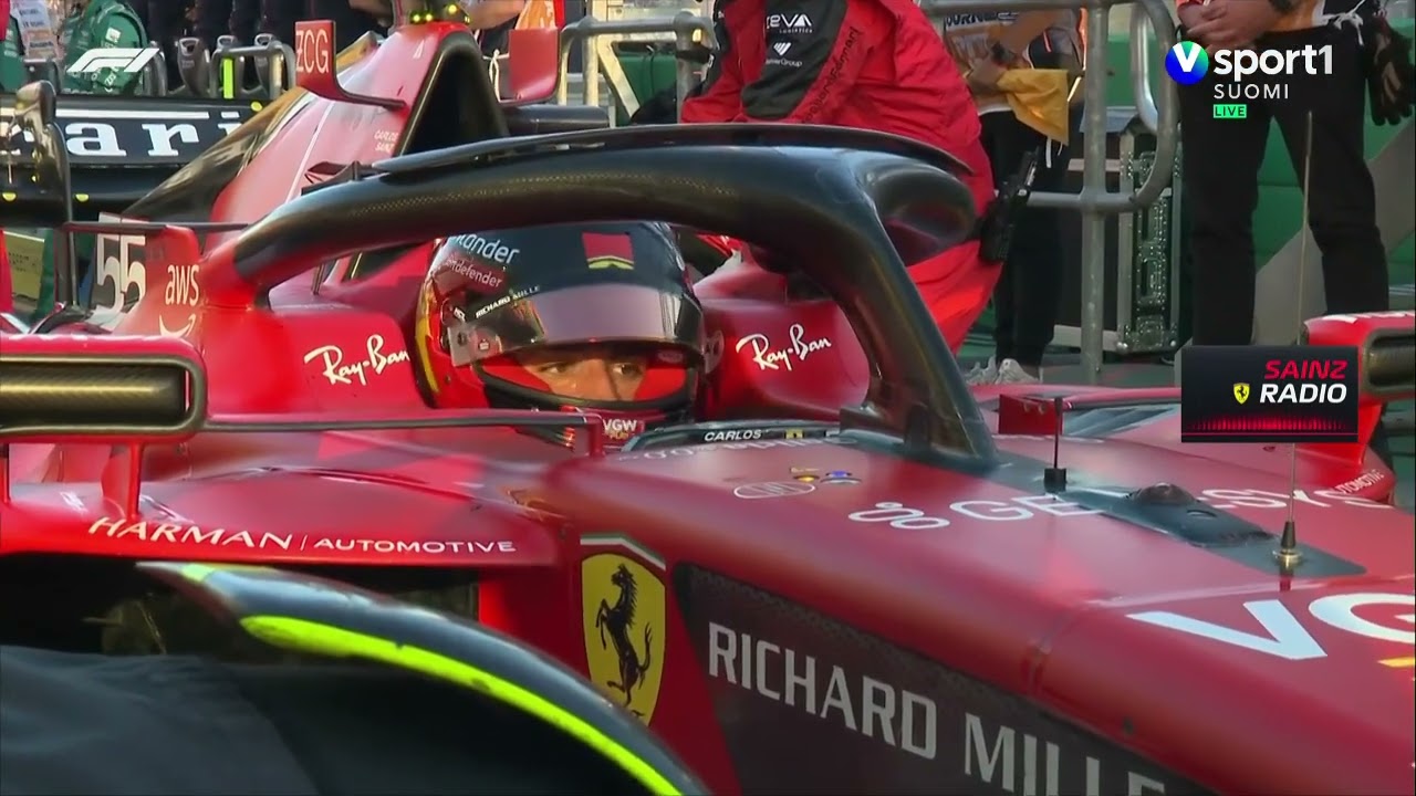 Carlos Sainz Makes Surprising Radio Message Before Australian GP Finish - What Does He Say?! #F1