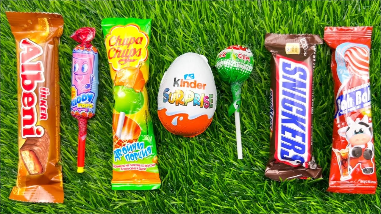 ASMR Most Popular Candys | Some lots of Colorful Rainbow Lollipop Candy | Unpacking Chocolate eating