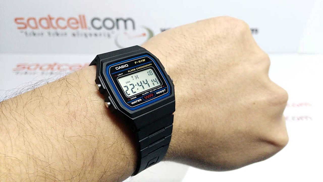 Casio Asker Saati F-91 inceleme suya dayanıklılık testi