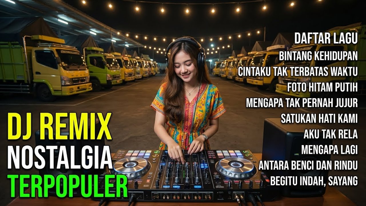 DJ Remix Nostalgia ANTARA BENCI DAN RINDU 🚗 Tembang Kenangan Perjalanan
