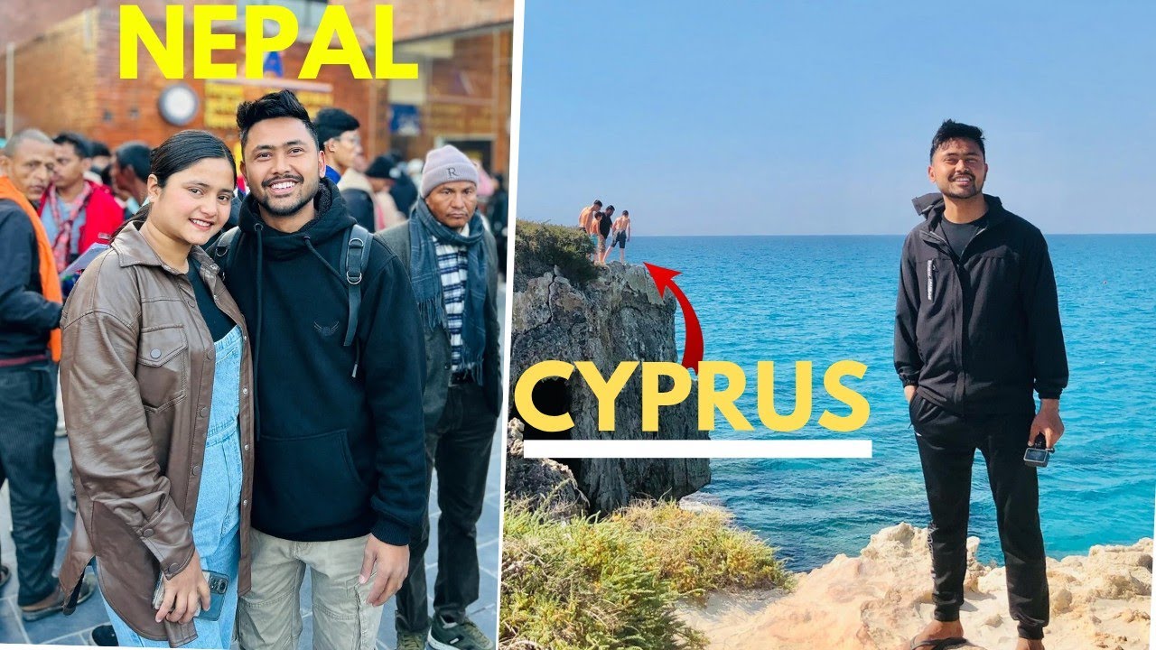 NEPAL TO CYPRUSS EUROPE VLOG | CYPRUSS HOTEL WORK VISA | ROMAN JOGI VLOGS