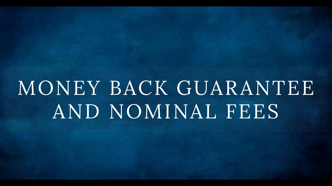 Money back guarantee and nominal fees- Edushastra