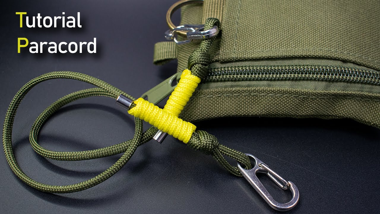 Paracord no pierdas tu billetera con este simple lanyard de #paracord
