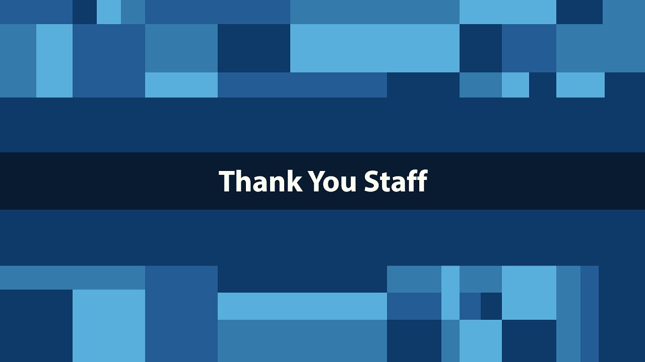 Saying Thank You to SPS Staff