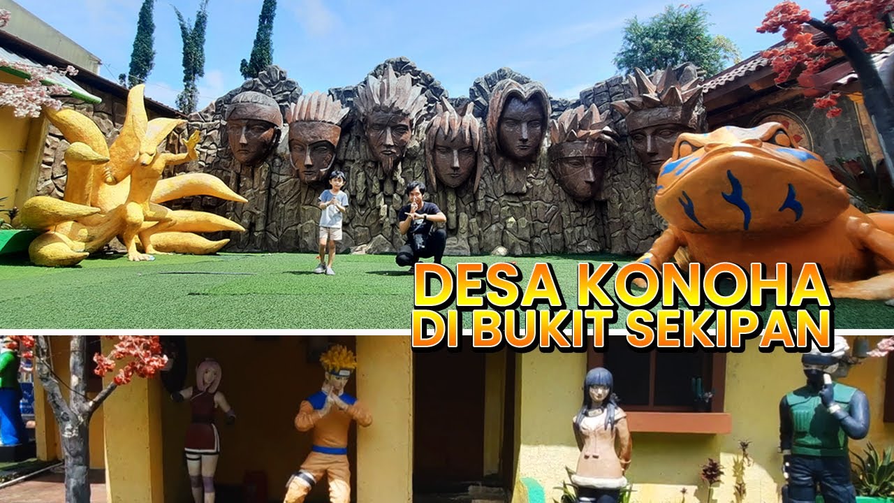WISATA DI SEKIPAN, TAWANGMANGU Part #2 || WAHANA PERMAINAN BUKIT SEKIPAN || MENGUNJUNGI DESA KONOHA