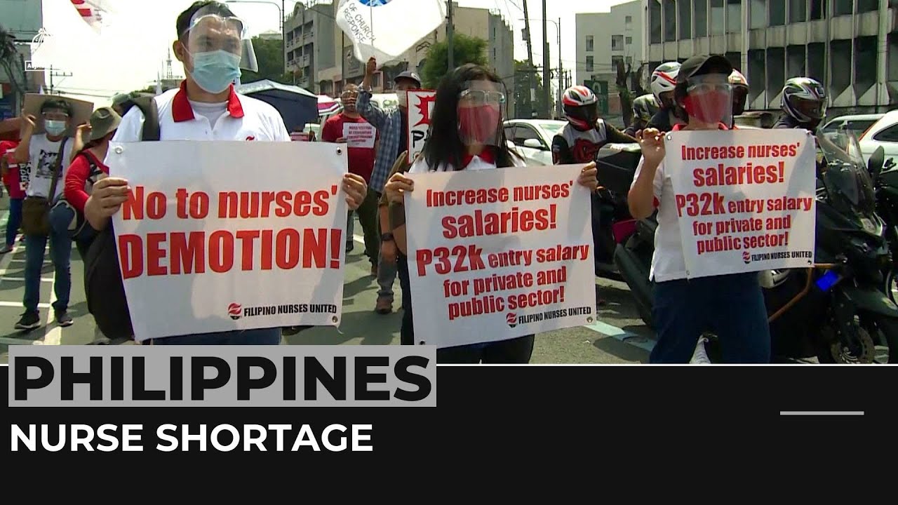 Why does the world's top supplier of nurses face a shortage at home?