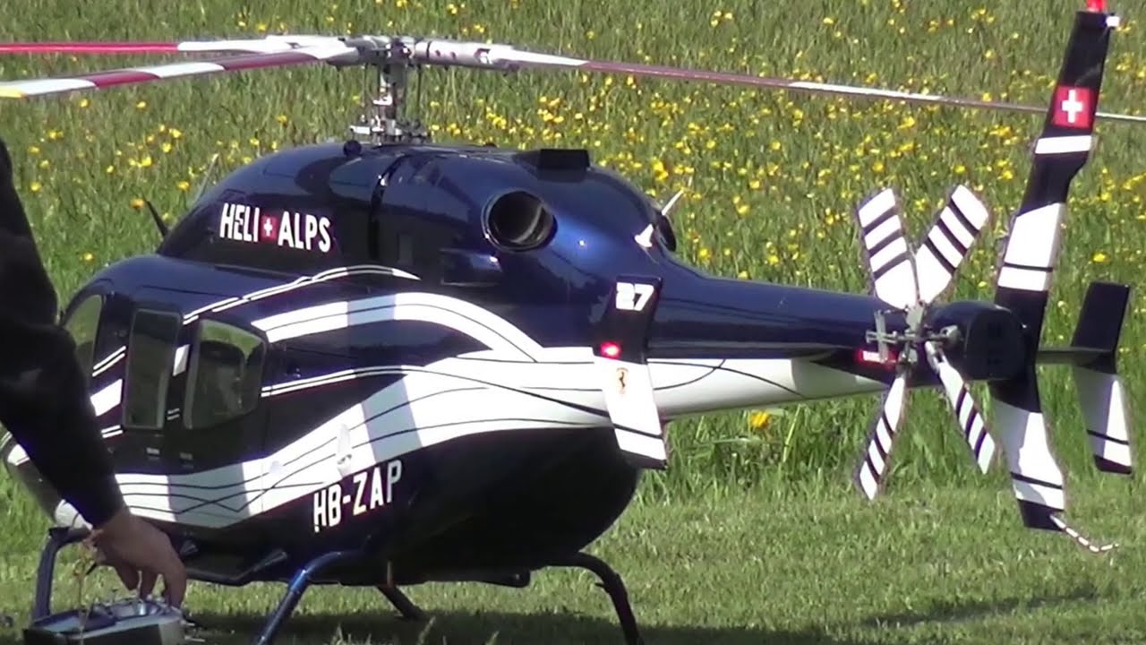 Anton Laube RC Scale SwissAlps Bell 429 GlobalRanger Turbine Model RC Helicopter