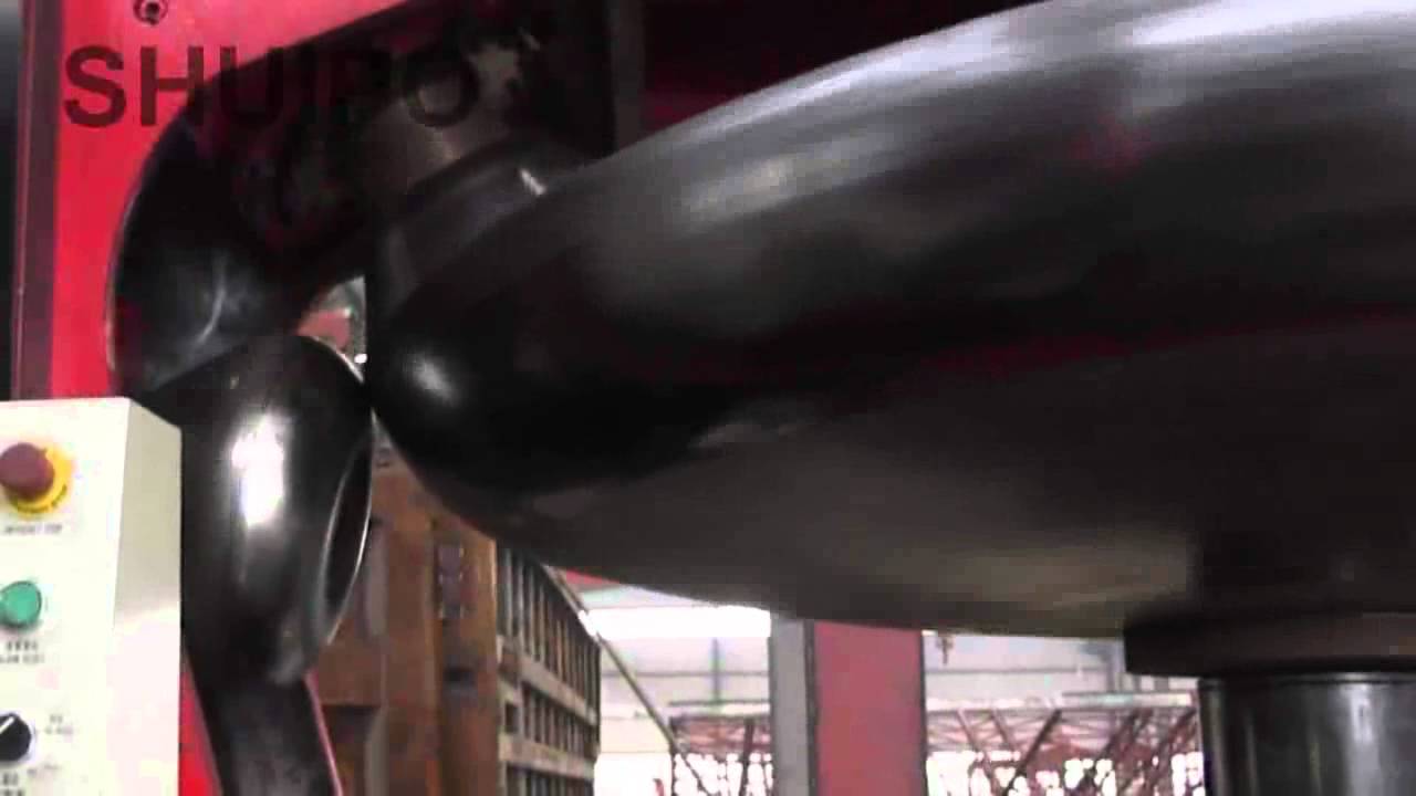 Dished end flanging machine 2
