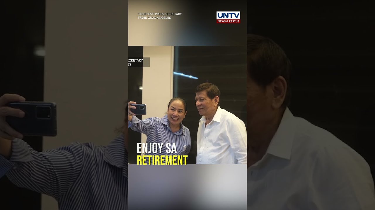 Dating Pangulong Rodrigo Duterte, enjoy sa kanyang retirement &ndash; Sec. Angeles