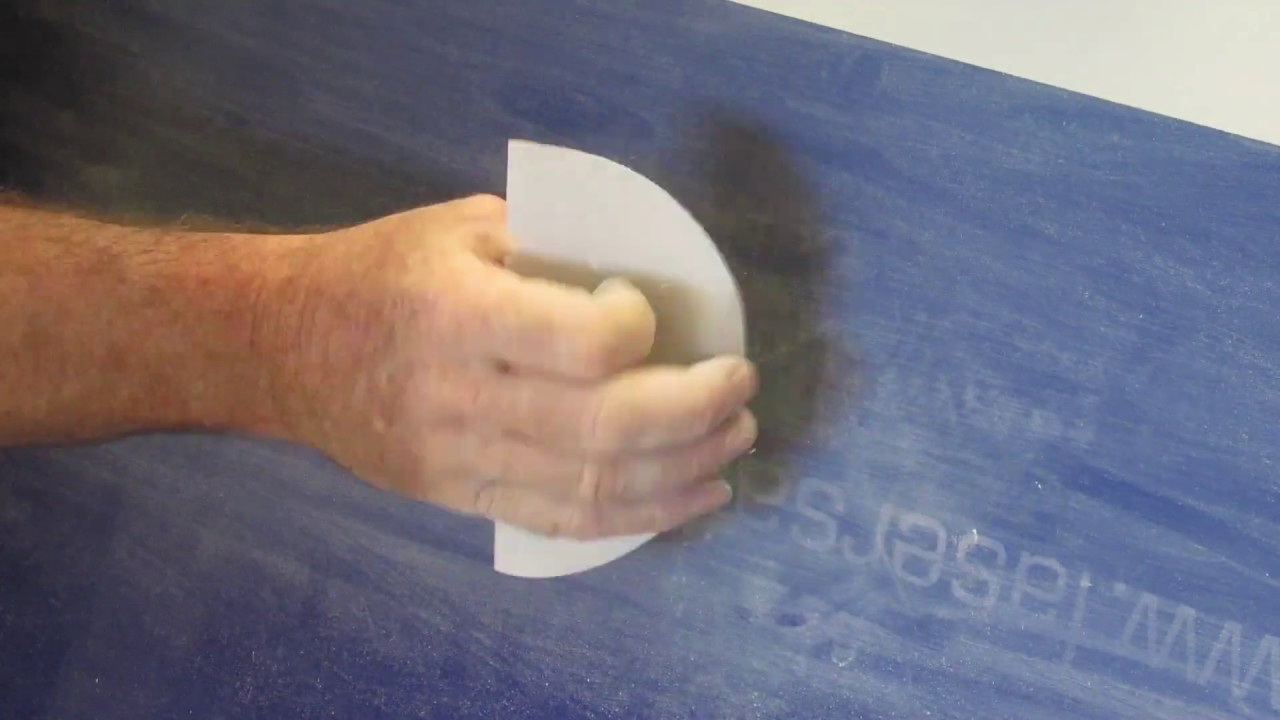 Revitalising a colour faded boat