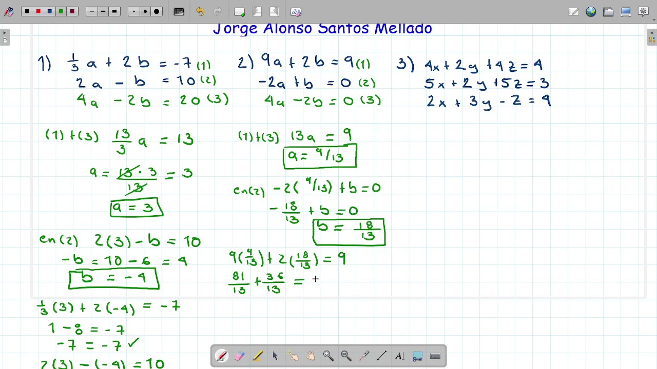 UVEG, Matemáticas para Ingenieros, Sistemas de Ecuaciones Lineales. Jorge Alonso Santos Mellado