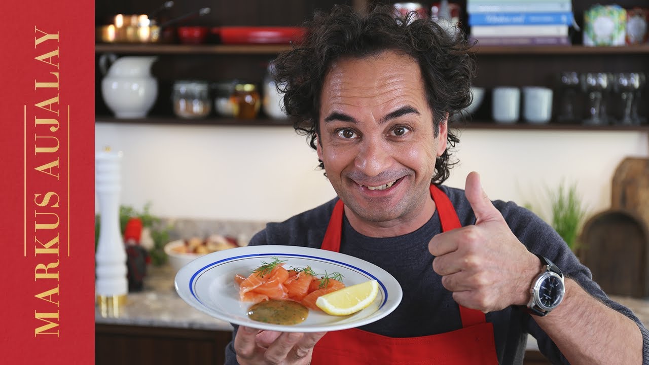Gravad lax med hovmästarsås | Markus Aujalay