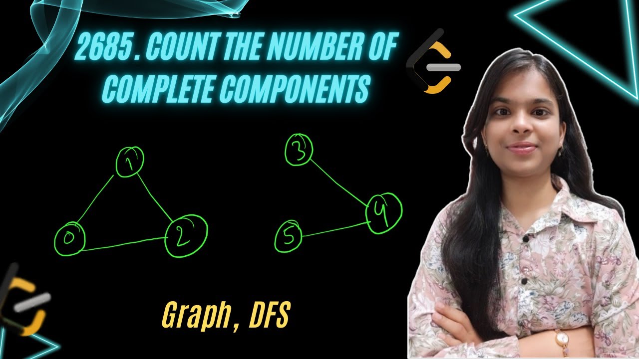 2685. Count the Number of Complete Components | Graph | DFS | Leetcode