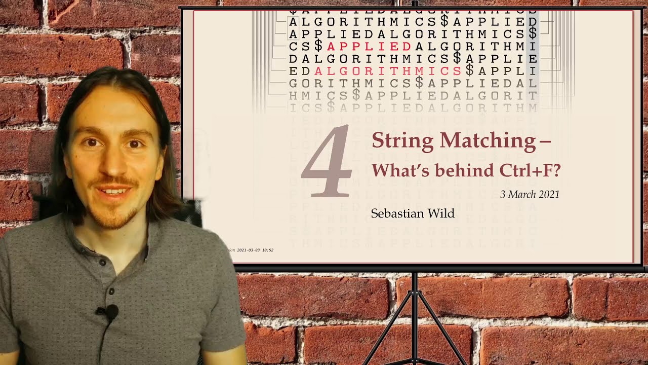COMP526 4-1 §4.1 String Matching Introduction
